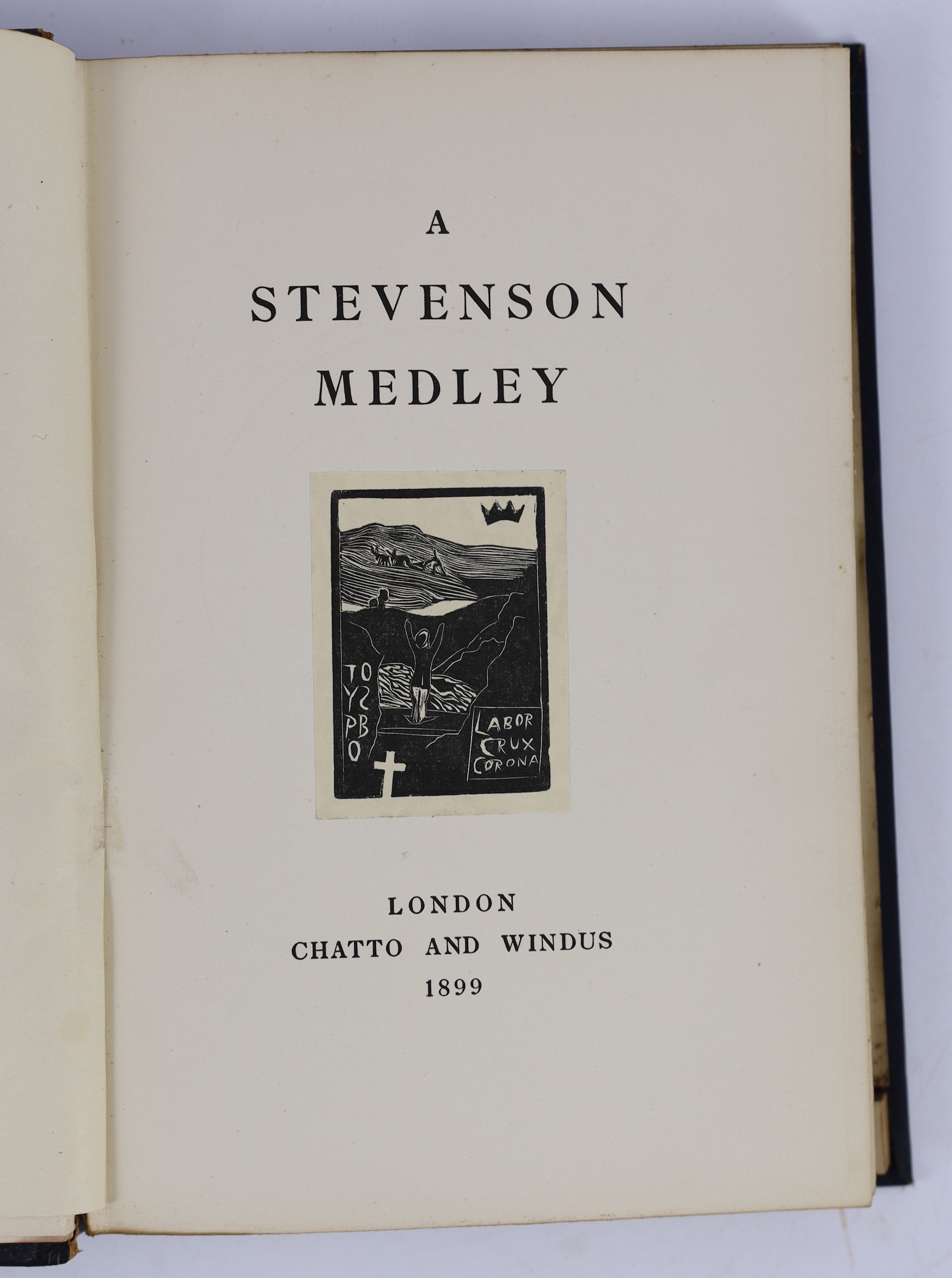 Stevenson, Robert Louis - A Child's Garden of Verses, limited edition (printed on Japanese vellum) of 150 copies. pictorial title and illus. throughout (by Charles Robinson)
